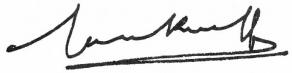 Signature de Jacques Rueff