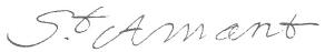 Signature de Antoine Gérard de Saint-Amant