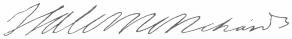 Signature de François-Henri Salomon de Virelade