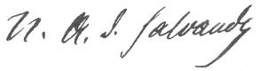 Signature de Narcisse-Achille de Salvandy