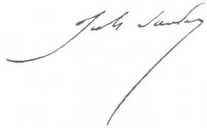 Signature de Jules Sandeau