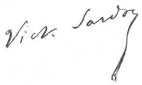 Signature de Victorien Sardou