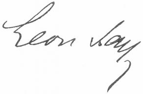 Signature de Léon Say