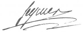 Signature d'Antoine-Louis Séguier