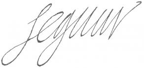 Signature de Pierre Séguier