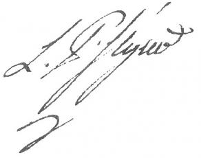 Signature de Louis-Philippe de Ségur