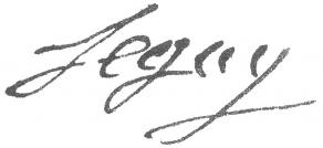 Signature de Joseph Séguy