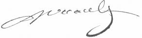 Signature de Roch-Ambroise Cucurron Sicard
