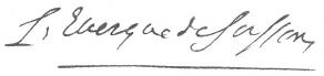 Signature de Fabio Brulart de Sillery