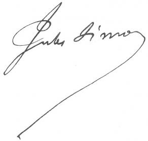 Signature de Jules Simon