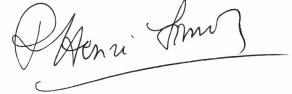 Signature de Pierre-Henri Simon