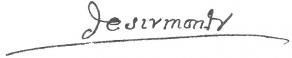 Signature de Jean Sirmond