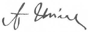 Signature d'Adolphe Thiers
