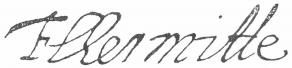 Signature de François Tristan l'Hermitte