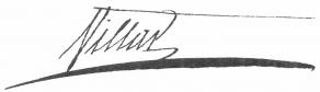 Signature de Gabriel Villar