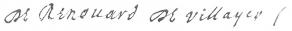 Signature de Jean-Jacques Renouard de Villayer