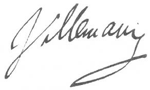 Signature d'Abel-François Villemain